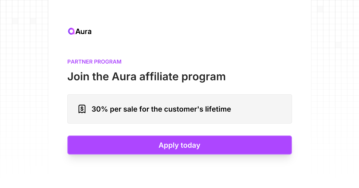 Aura Affiliate Program