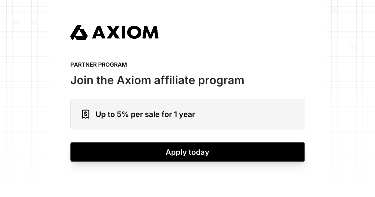Axiom Affiliate Program