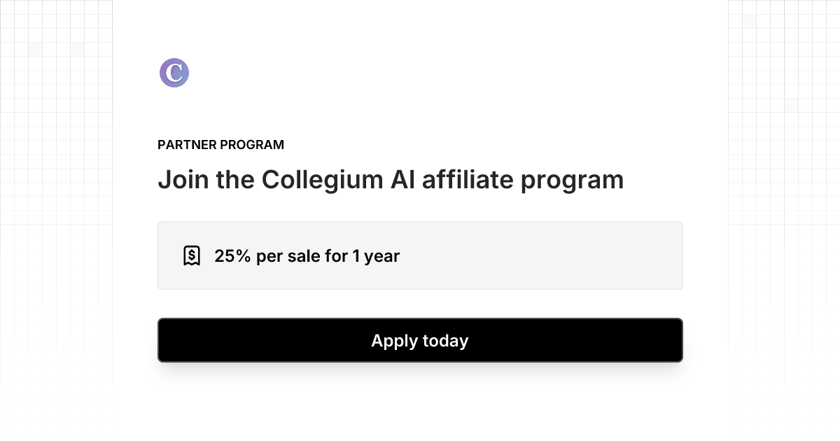 Collegium AI Affiliate Program