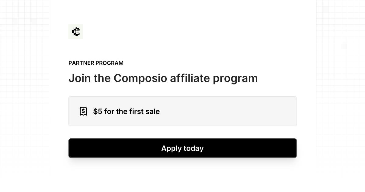 Composio Affiliate Program | Dub