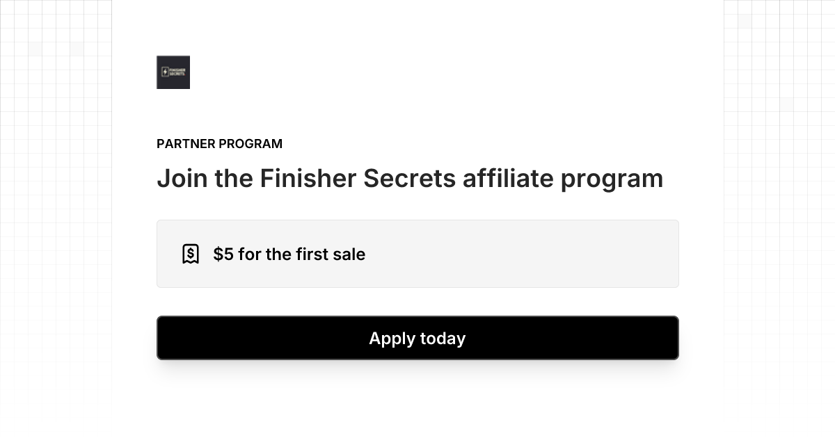 Finisher Secrets