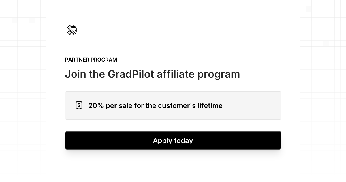 GradPilot Affiliate Program | Dub