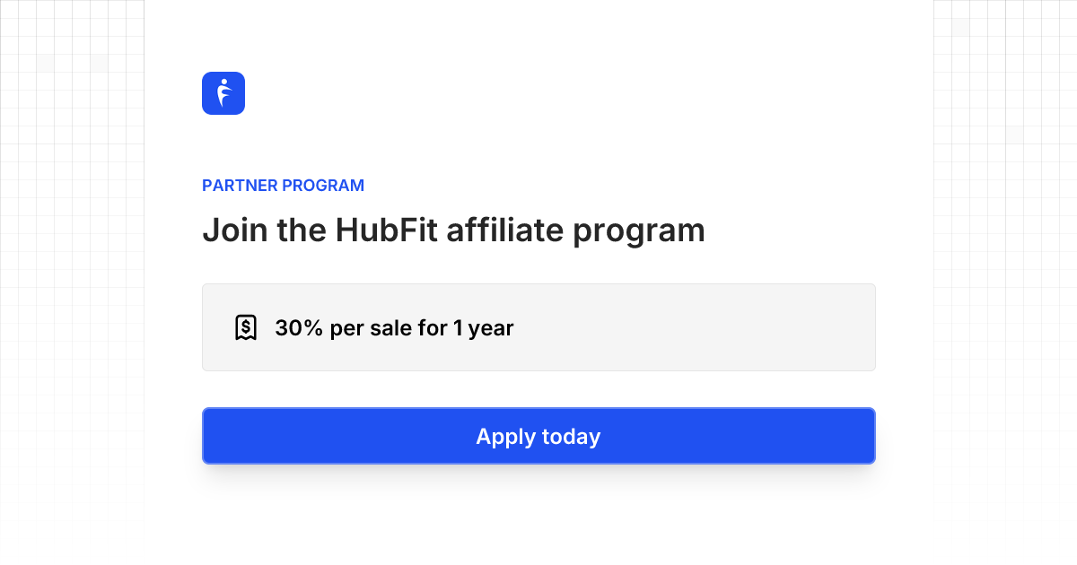 HubFit Affiliate Program | Dub