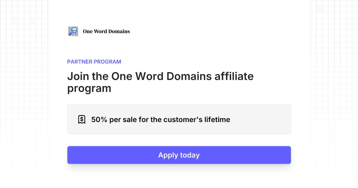 One Word Domains