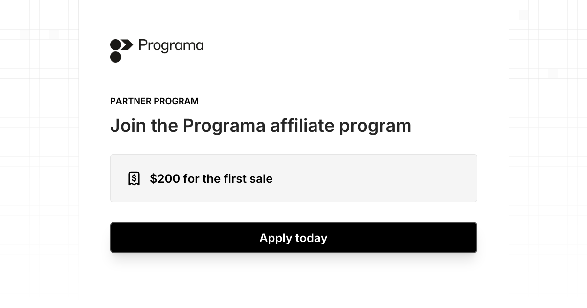 Programa Affiliate Program | Dub