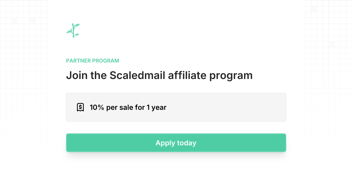 Scaledmail Affiliate Program | Dub