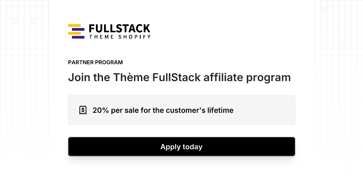 Thème FullStack
